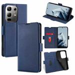 For Infinix Note 50x 5G Ultra-thin Voltage Side Buckle Horizontal Flip Leather Phone Case(Blue)