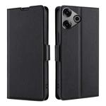 For Tecno Pova 6 Pro 5G Ultra-thin Voltage Side Buckle Horizontal Flip Leather Phone Case(Black)