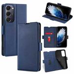 For Tecno Spark 40 Pro+ 4G Ultra-thin Voltage Side Buckle Horizontal Flip Leather Phone Case(Blue)
