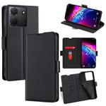 For TCL 503 4G Ultra-thin Voltage Side Buckle Horizontal Flip Leather Phone Case(Black)