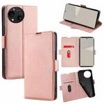 For Sharp Aquos R10 Ultra-thin Voltage Side Buckle Horizontal Flip Leather Phone Case(Rose Gold)
