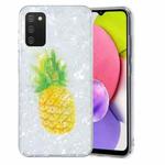 For Samsung Galaxy A03s EU Version IMD Shell Pattern TPU Phone Case(Pineapple)