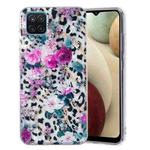 For Samsung Galaxy A12 5G IMD Shell Pattern TPU Phone Case(Leopard Flower)
