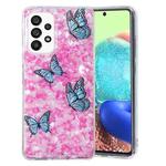 For Samsung Galaxy A13 4G IMD Shell Pattern TPU Phone Case(Colorful Butterfly)
