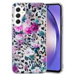 For Samsung Galaxy A14 5G IMD Shell Pattern TPU Phone Case(Leopard Flower)