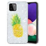 For Samsung Galaxy A22 5G IMD Shell Pattern TPU Phone Case(Pineapple)
