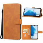 For DOOGEE N55 Leather Phone Case(Brown)