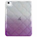 For iPad 10th Gen 10.9 2022 Gradient Diamond Plaid TPU Tablet Case(Gradient Purple)