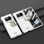 For Huawei Mate X3 GKK Ultra-thin PC Full Coverage Phone Case with Ring Holder(Silver)