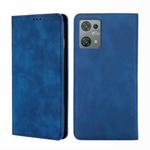 For Blackview Oscal C30 Skin Feel Magnetic Leather Phone Case(Blue)