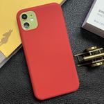 For iPhone 11 Shockproof Frosted TPU Protective Case(Red)