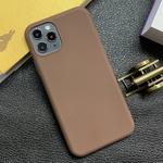 For iPhone 11 Pro Shockproof Frosted TPU Protective Case(Brown)