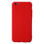 For iPhone 6 Shockproof Frosted TPU Protective Case(Red)