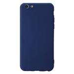 For iPhone 6 Shockproof Frosted TPU Protective Case(Dark Blue)