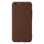 For iPhone 6 Shockproof Frosted TPU Protective Case(Brown)