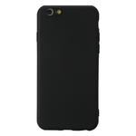 For iPhone 6 Plus Shockproof Frosted TPU Protective Case(Black)