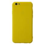 For iPhone 6 Plus Shockproof Frosted TPU Protective Case(Yellow)