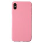 For iPhone XS Shockproof Frosted TPU Protective Case(Pink)