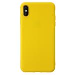 For iPhone XS Max Shockproof Frosted TPU Protective Case(Yellow)
