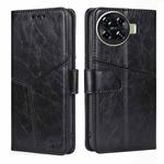 For Tecno Spark 20 Pro+ 4G Geometric Stitching Leather Phone Case(Black)