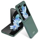 For Samsung Galaxy Z Flip5 GKK Ultra-thin Full Coverage Phone Case(Dark Night Green)