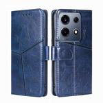For Infinix Note 30 Vip 5G Geometric Stitching Leather Phone Case(Blue)