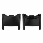 For Xiaomi Mi Band 8 1 Pair  PC Plastic Watch Band Connector(Black)