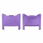 For Xiaomi Mi Band 8 1 Pair  PC Plastic Watch Band Connector(Purple)