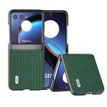 For Motorola Razr 40 Ultra Genuine Luxury ABEEL Black Edge Phone Case(Night Green)