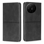 For TCL 50 XL Cow Texture Magnetic Leather Phone Case(Black)