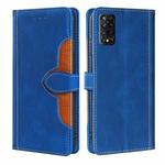 For TCL 50 5G Skin Feel Magnetic Buckle Leather Phone Case(Blue)