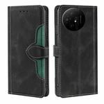 For TCL 50 XL Skin Feel Magnetic Buckle Leather Phone Case(Black)