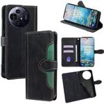 For TCL 50 NxtPaper 5G Skin Feel Magnetic Buckle Leather Phone Case(Black)