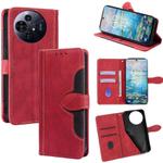 For TCL 50 NxtPaper 5G Skin Feel Magnetic Buckle Leather Phone Case(Red)