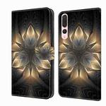 For Huawei P20 Pro Crystal 3D Shockproof Protective Leather Phone Case(Luminous Building)