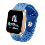 F8 Pro 1.3 inch Touch Screen Smart Bracelet, Support Sleep Monitor / Blood Pressure Monitoring / Blood Oxygen Monitoring / Heart Rate Monitoring, Shell Color:Gold(Blue)