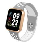 F8 Pro 1.3 inch Touch Screen Smart Bracelet, Support Sleep Monitor / Blood Pressure Monitoring / Blood Oxygen Monitoring / Heart Rate Monitoring, Shell Color:Gold (Grey White)