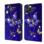 For iPhone 11 Pro Max Crystal 3D Shockproof Protective Leather Phone Case(Diamond Butterfly)