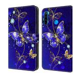 For Xiaomi Redmi Note 8T Crystal 3D Shockproof Protective Leather Phone Case(Diamond Butterfly)