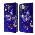 For Xiaomi Redmi Note 10 5G Crystal 3D Shockproof Protective Leather Phone Case(Diamond Butterfly)
