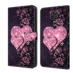 For Xiaomi Redmi Note 9 Pro Crystal 3D Shockproof Protective Leather Phone Case(Lace Love)