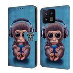 For Xiaomi 13 Crystal 3D Shockproof Protective Leather Phone Case(Orangutan)