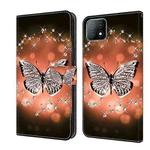 For Samsung Galaxy A53 Crystal 3D Shockproof Protective Leather Phone Case(Crystal Butterfly)