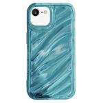 For iPhone SE 2022 /2020 / 8 / 7 Laser Sequin Waves TPU Phone Case(Blue)