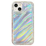 For iPhone 13 Laser Sequin Waves TPU Phone Case(Transparent)