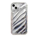 For iPhone 14 Sequin Waves TPU Phone Case(Silver)