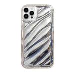 For iPhone 14 Pro Max Sequin Waves TPU Phone Case(Silver)