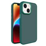 For iPhone 14 Plus All-inclusive TPU Edge Acrylic Back Phone Case(Green)