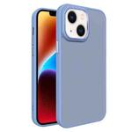 For iPhone 14 Plus All-inclusive TPU Edge Acrylic Back Phone Case(Sierra Blue)