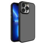 For iPhone 13 Pro All-inclusive TPU Edge Acrylic Back Phone Case(Black)